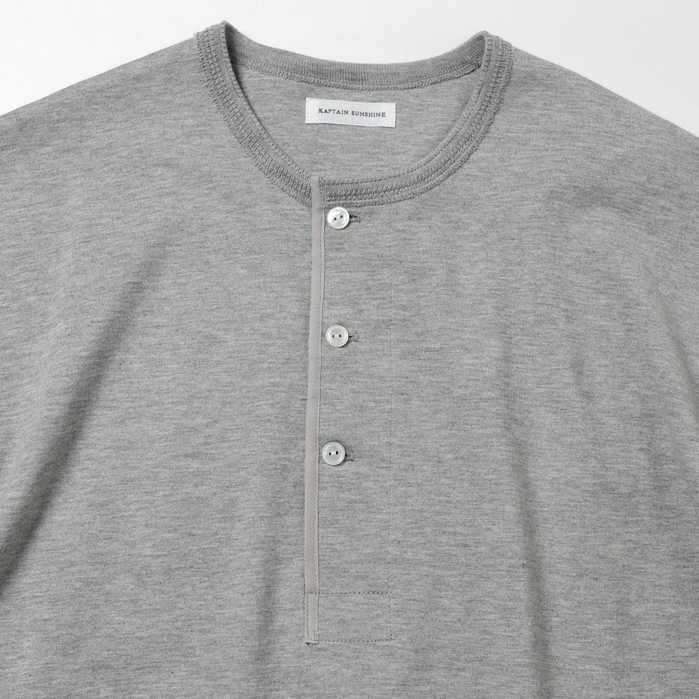 Suvin Supima Tube Henleyneck Tee Light