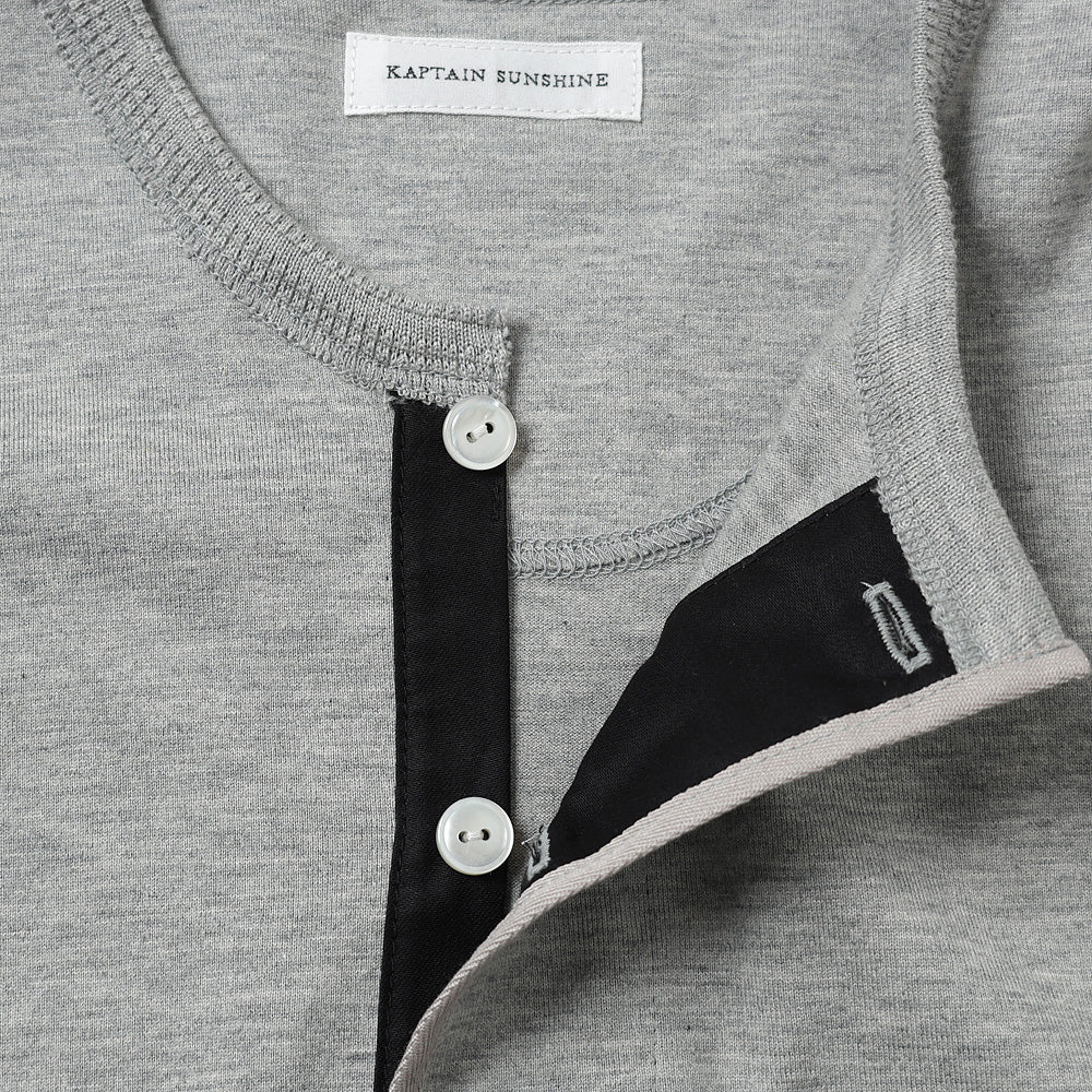 Suvin Supima Tube Henleyneck Tee Light