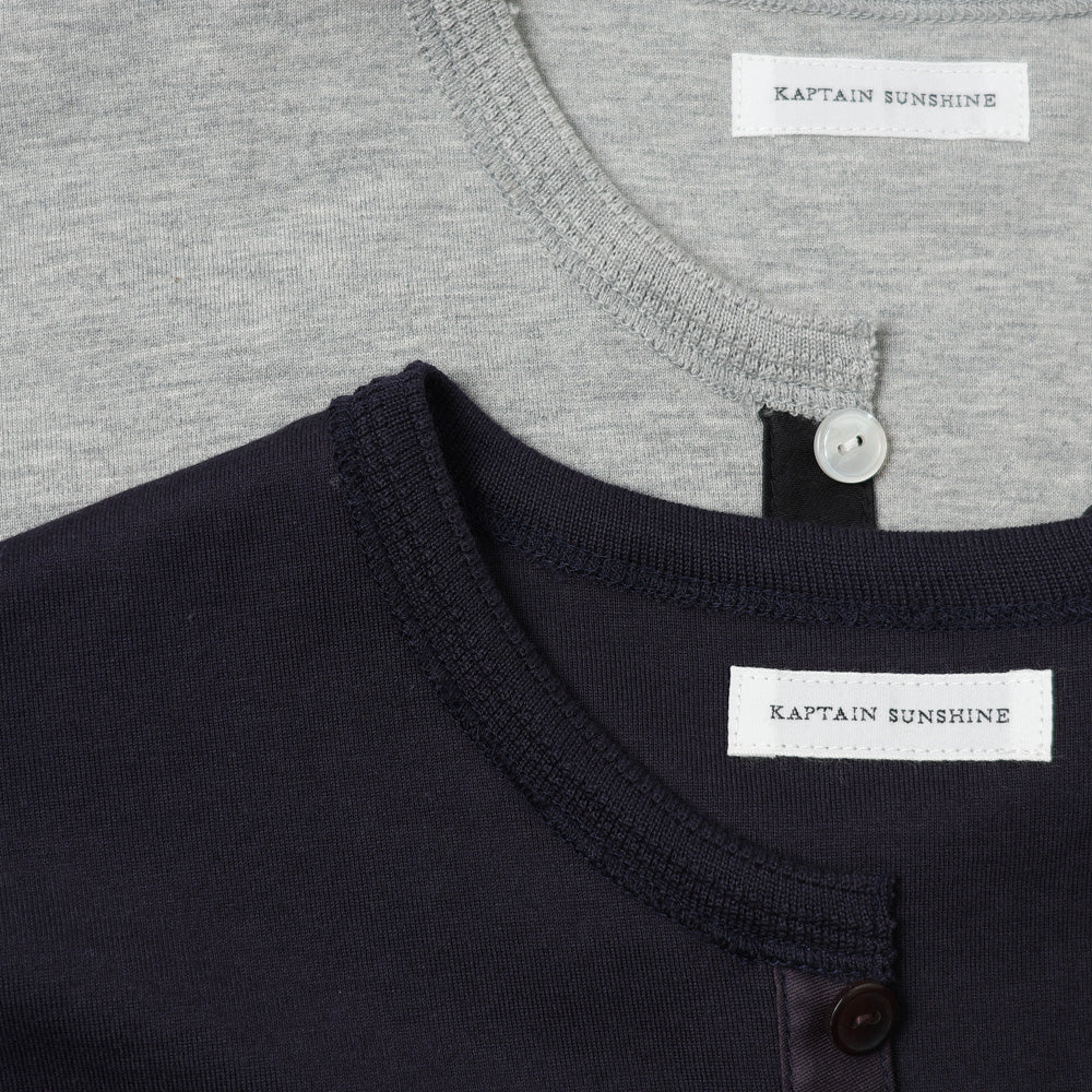 Suvin Supima Tube Henleyneck Tee Light