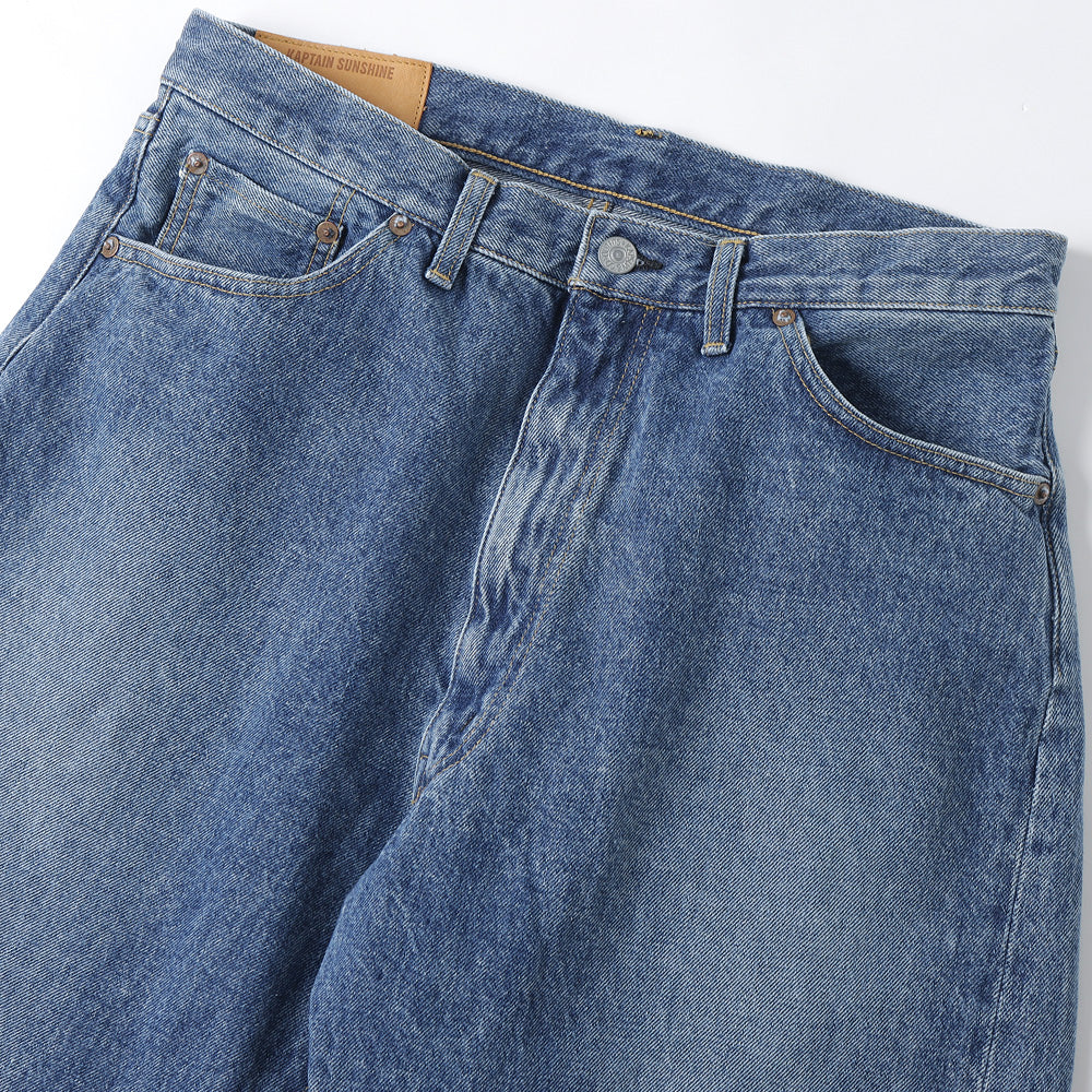 5P Zipper Front Denim Pants(VINTAGE WASH)