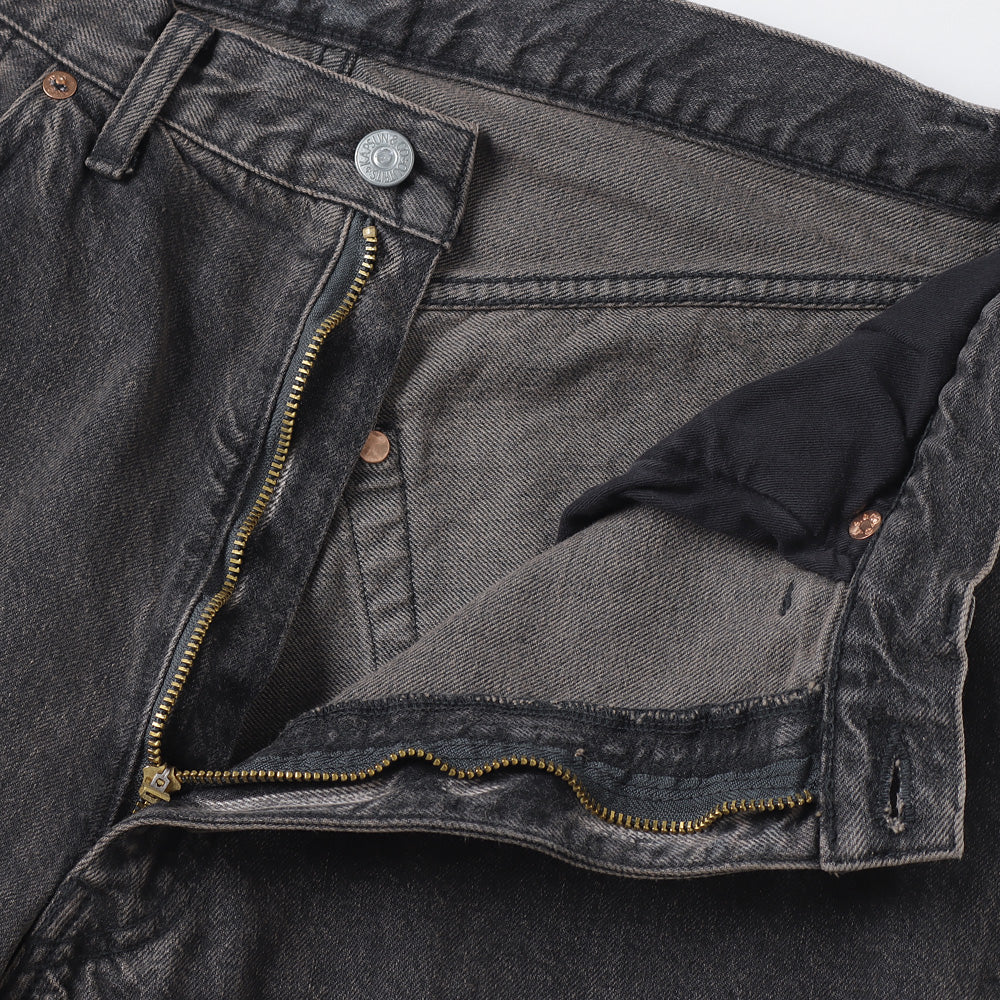 5P Zipper Front Denim Pants(VINTAGE WASH)