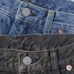 5P Zipper Front Denim Pants(VINTAGE WASH)