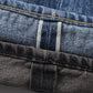 5P Zipper Front Denim Pants(VINTAGE WASH)