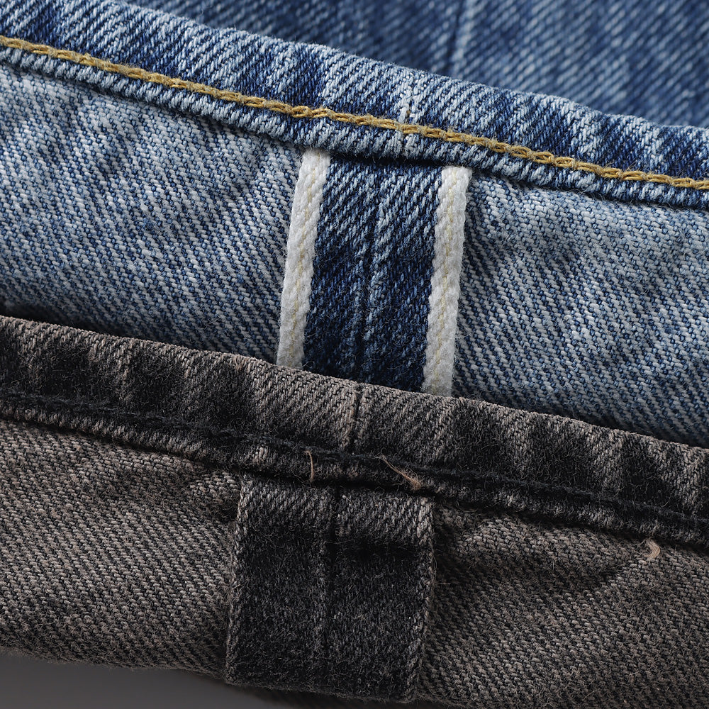 5P Zipper Front Denim Pants(VINTAGE WASH)
