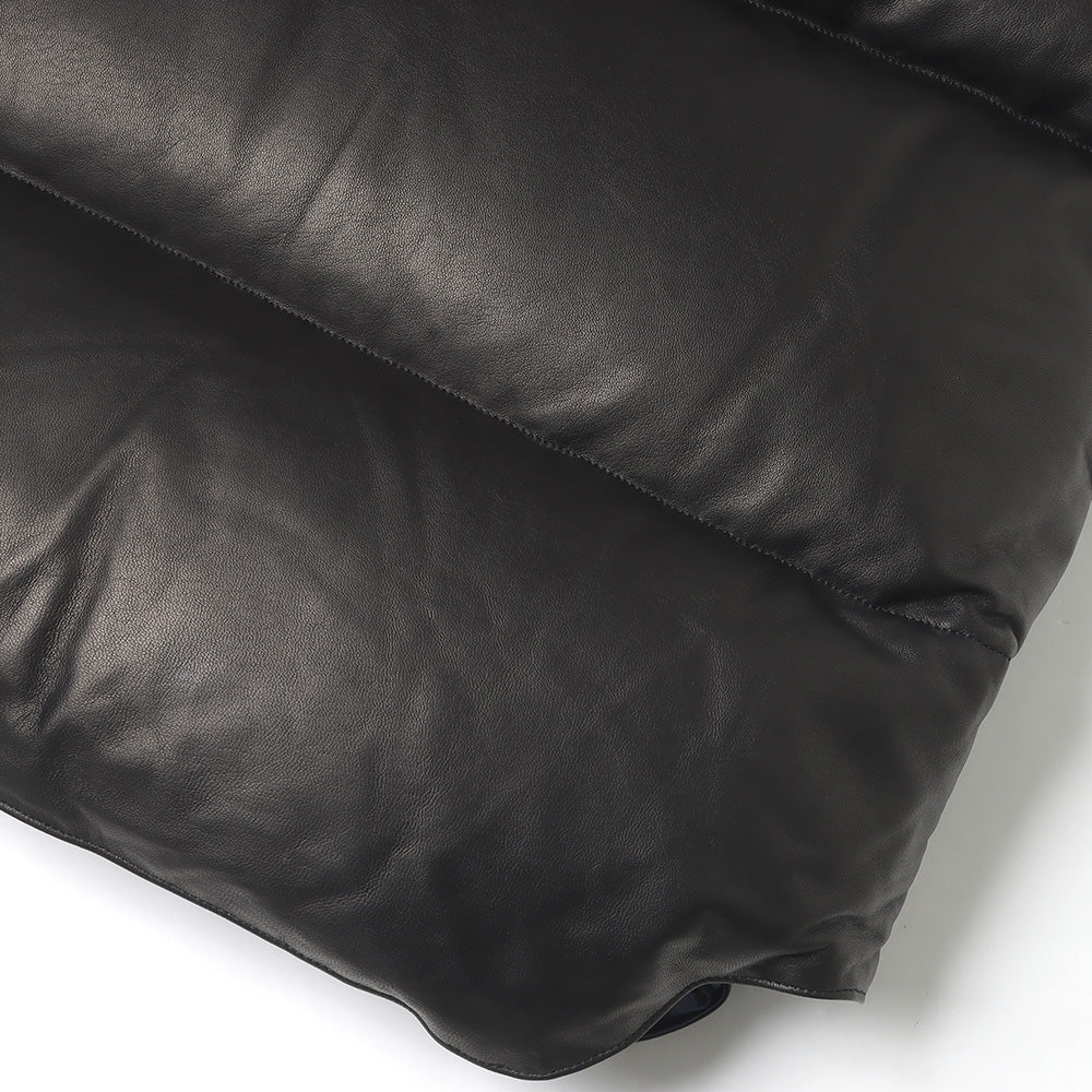 Leather Down Vest