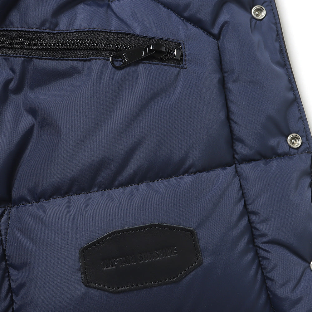 Leather Down Vest
