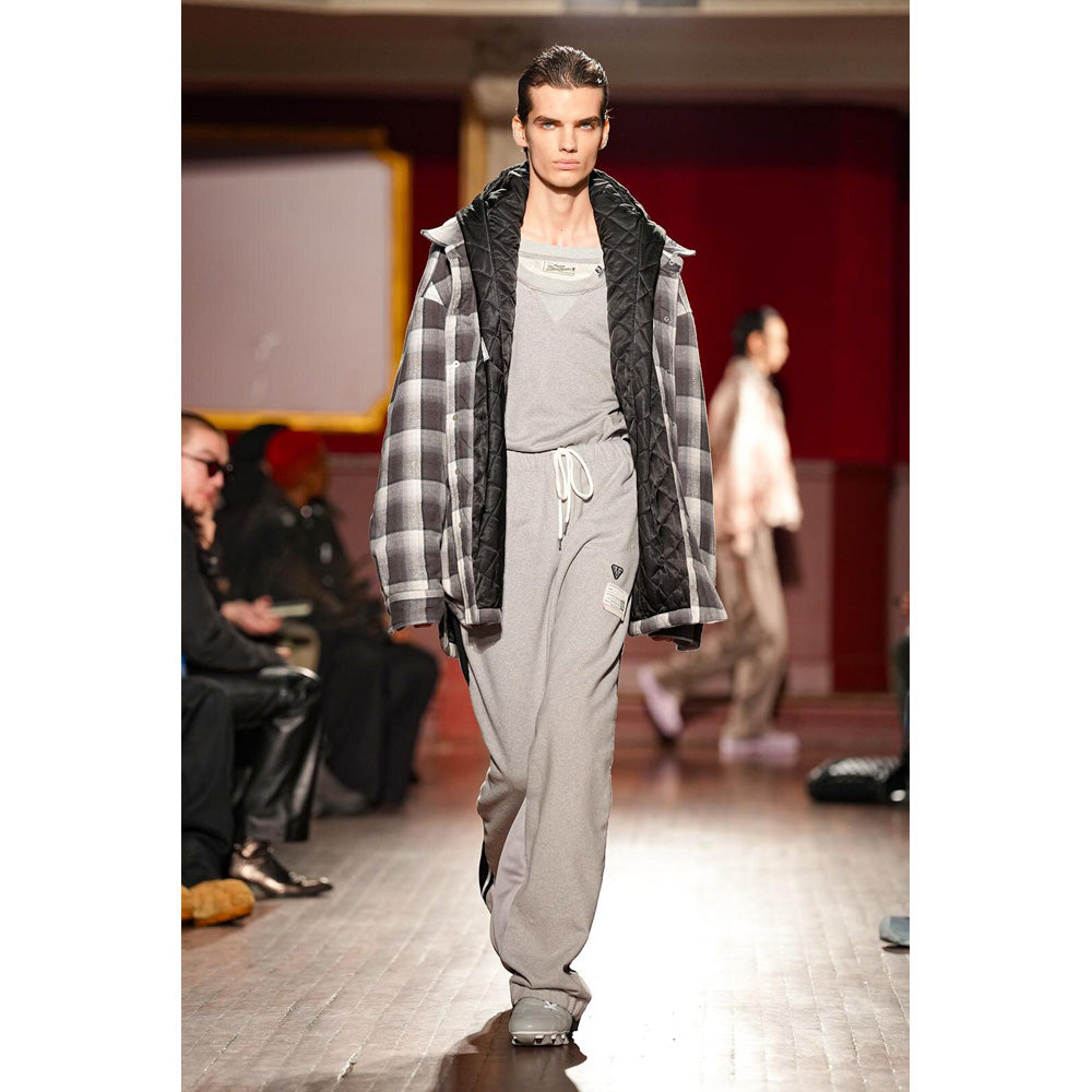 HOODED CHECK SHIRT JACKET