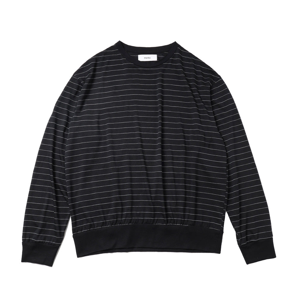 CREW NECK L/S TEE SUPER120s WASHABLE WOOL JERSEY