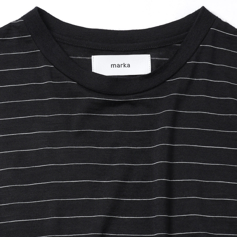 CREW NECK L/S TEE SUPER120s WASHABLE WOOL JERSEY