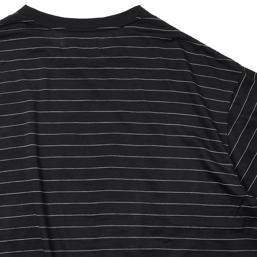 CREW NECK L/S TEE SUPER120s WASHABLE WOOL JERSEY
