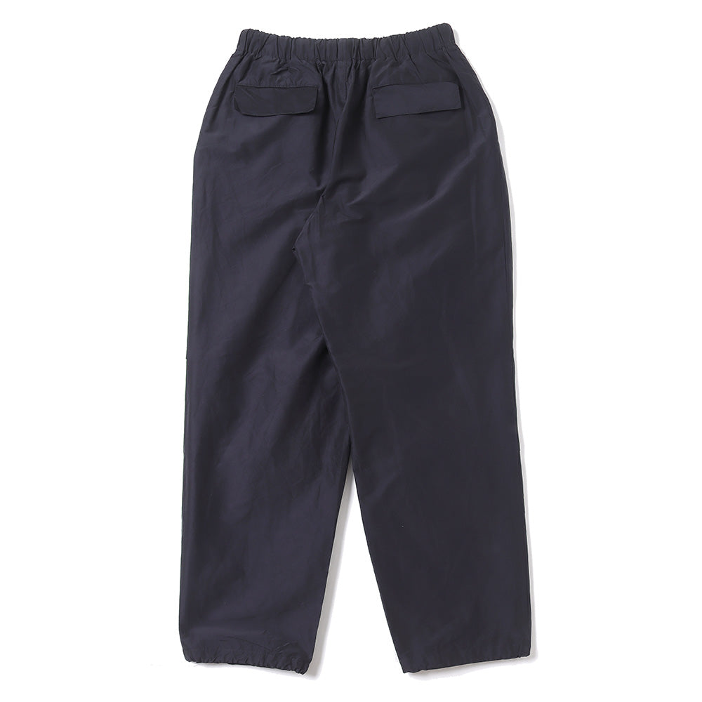 KNEE TUCK PANTS ORGANIC COTTON x SILK