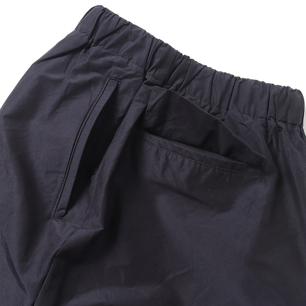 KNEE TUCK PANTS ORGANIC COTTON x SILK