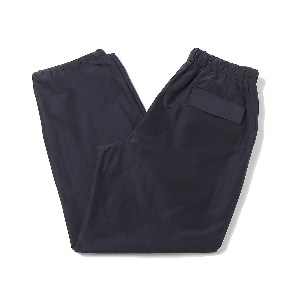 KNEE TUCK PANTS ORGANIC COTTON x SILK