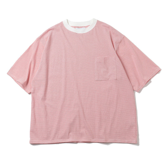 BORDER TEE S/S ORGANIC COTTON