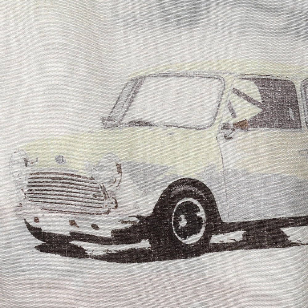 OPEN COLLAR S/S SHIRT CUPRO SILK LAWN