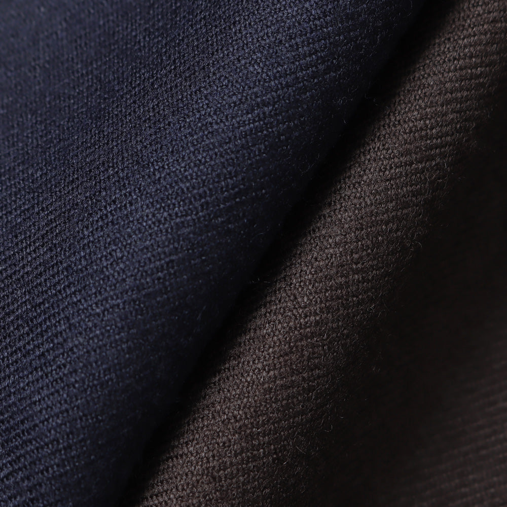 OFFICER PANTS 2TUCK WIDE WOOL SOFT SERGE