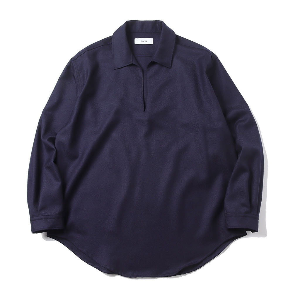 SKIPPER SHIRT WOOL SOFT SERGE