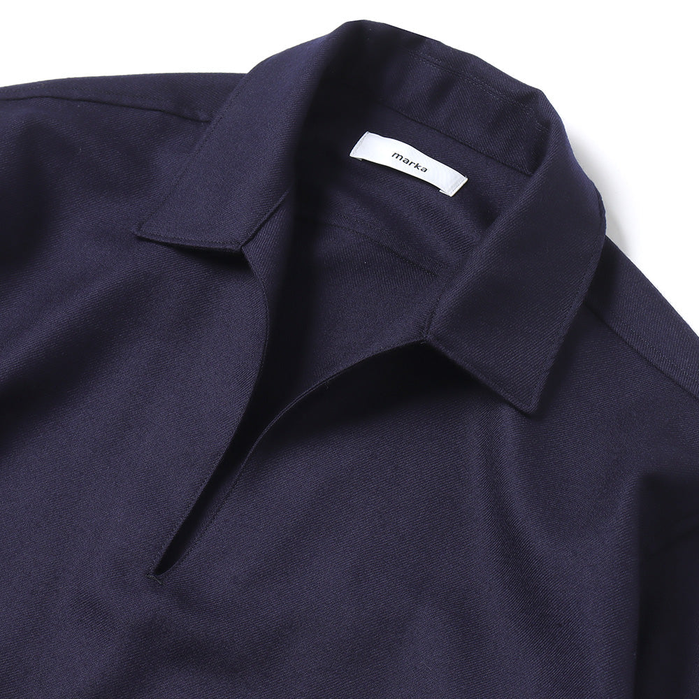 SKIPPER SHIRT WOOL SOFT SERGE