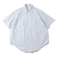 WORK SHIRT S/S ORGANIC COTTON OXFORD STRIPE