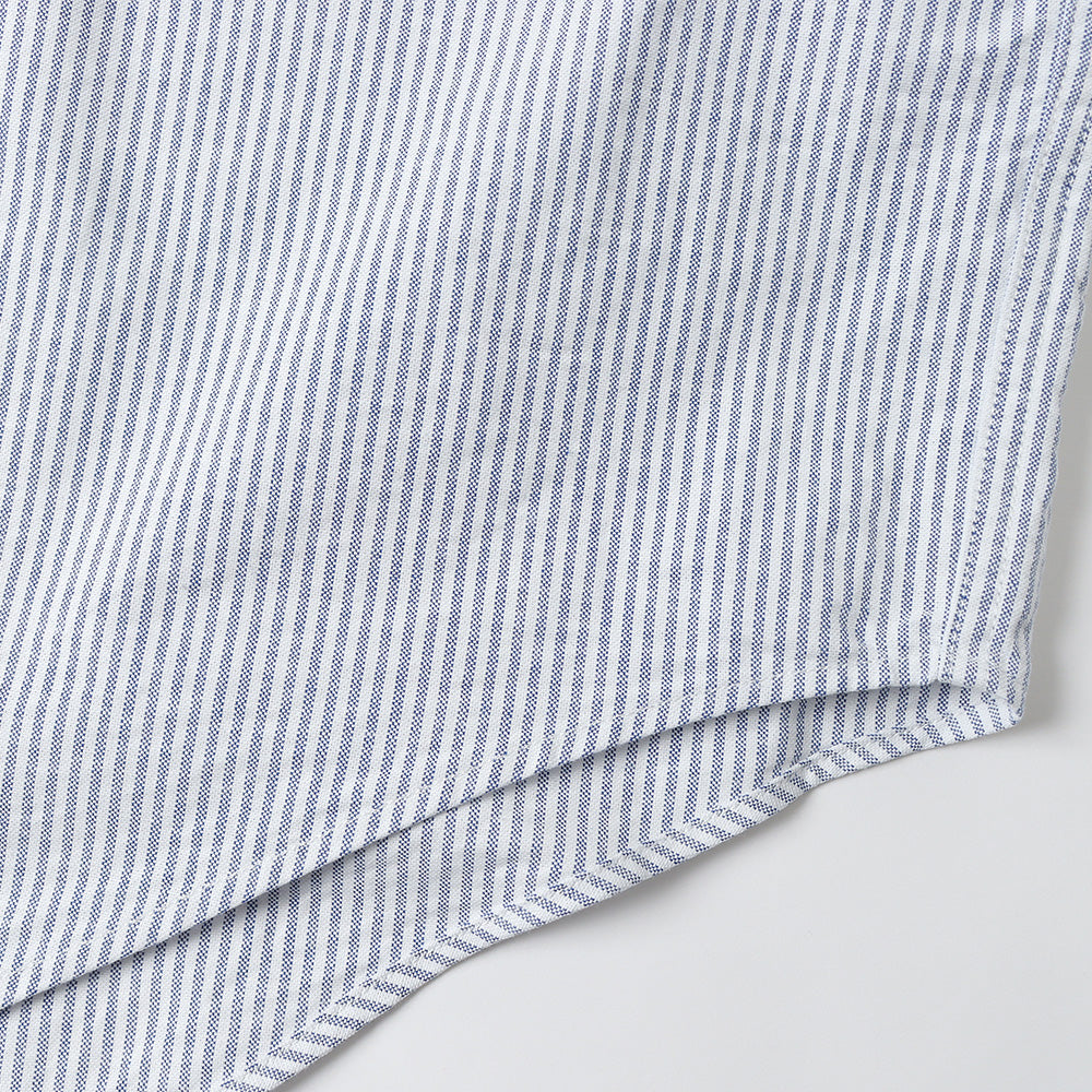 WORK SHIRT S/S ORGANIC COTTON OXFORD STRIPE