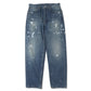 REGULAR FIT JEANS ORGANIC COTTON 12oz DENIM (INDIGO PAINTED)