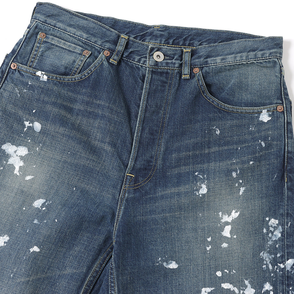 REGULAR FIT JEANS ORGANIC COTTON 12oz DENIM (INDIGO PAINTED)