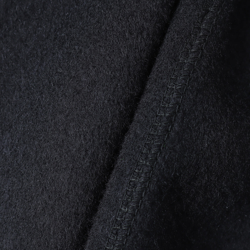 WIDE FIT EASY PANTS WOOL SILK BEAVER