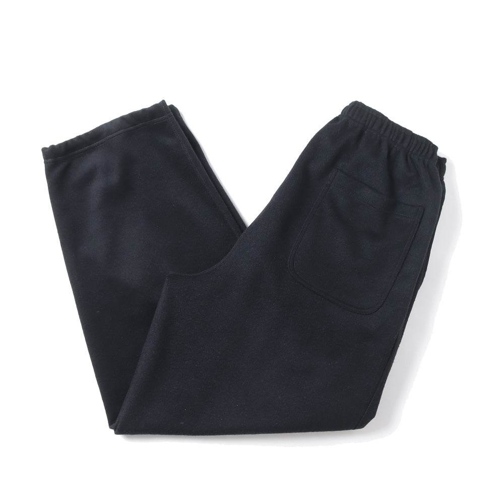 WIDE FIT EASY PANTS WOOL SILK BEAVER