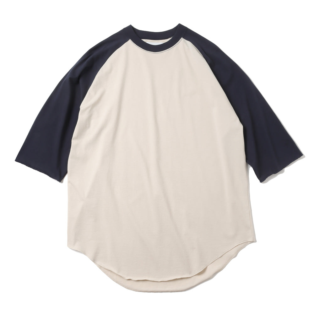 RAGLAN BASE BALL TEE ORGANIC COTTON