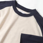 RAGLAN BASE BALL TEE ORGANIC COTTON