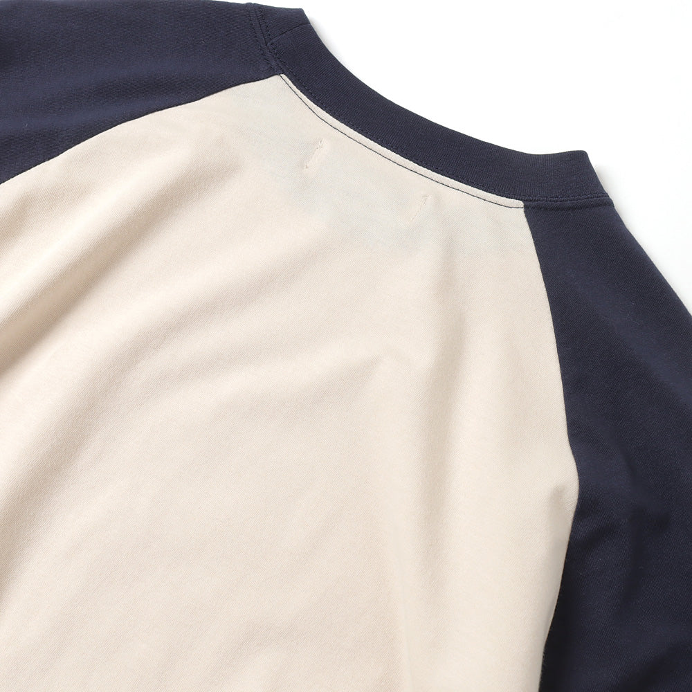 RAGLAN BASE BALL TEE ORGANIC COTTON