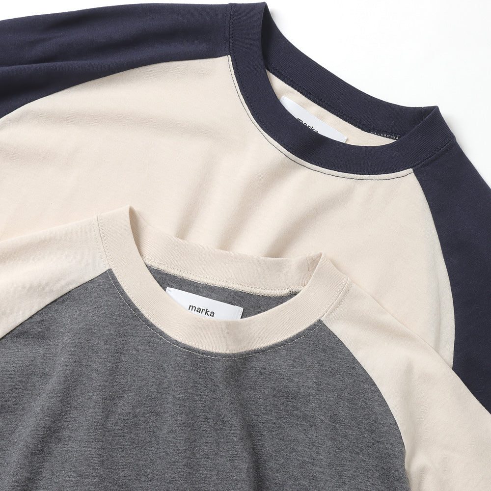 RAGLAN BASE BALL TEE ORGANIC COTTON