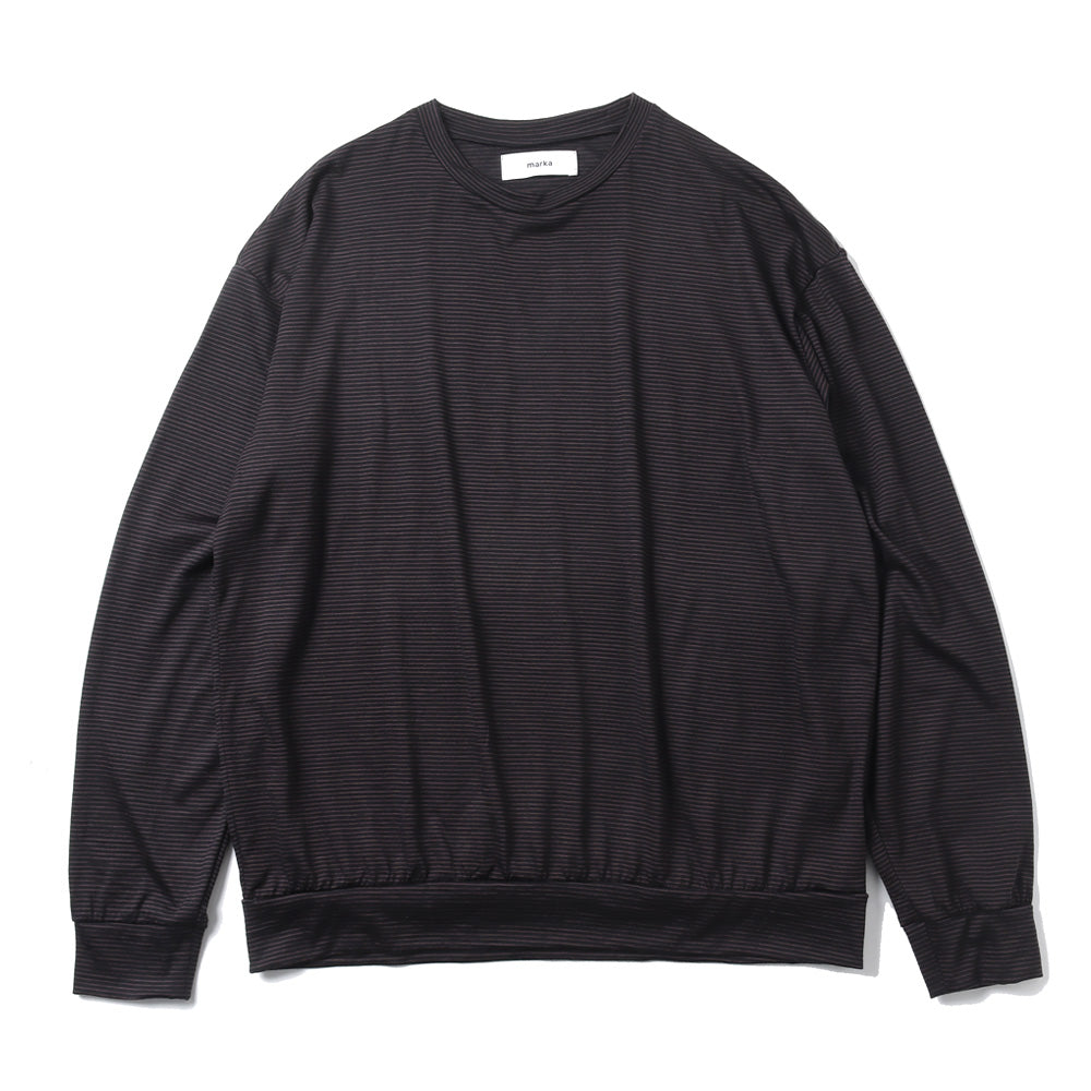 CREW NECK SUPER120s WOOL SINGLE JERSEY WASHABLE