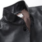 PUFFED LEATHER JACKET