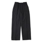 FLAT TAPERED TROUSERS ORGANIC WOOL HEMP TROPICAL