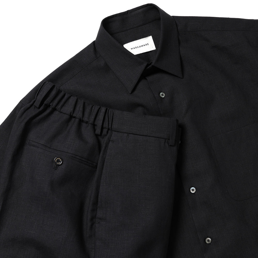 COMFORT FIT SHIRTS S/S ORGANIC WOOL HEMP TROPICAL