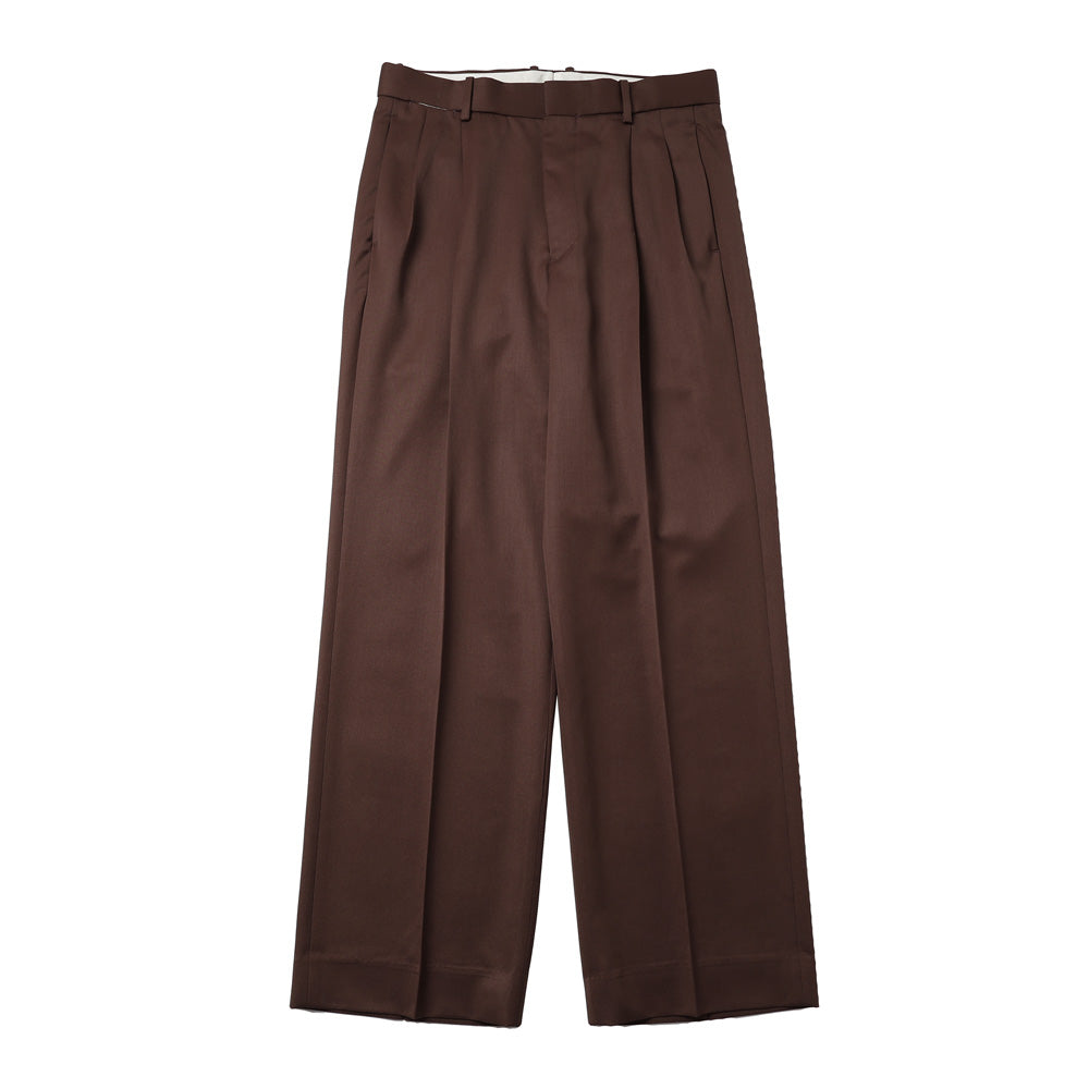 MARKAWARE(マーカウェア) - DOUBLE PLEATED STRAIGHT TROUSERS ORGANIC