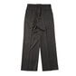 DOUBLE PLEATED STRAIGHT TROUSERS ORGANIC WOOL GABARDINE