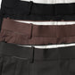 DOUBLE PLEATED STRAIGHT TROUSERS ORGANIC WOOL GABARDINE