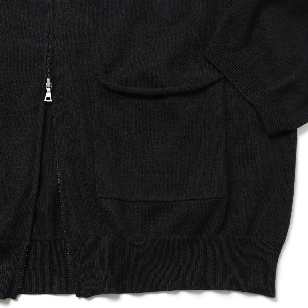 Zip-up Knit Jacket