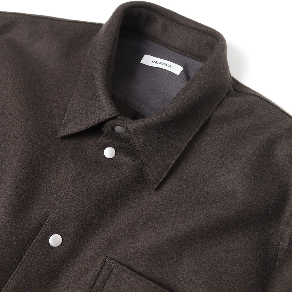 Melton Utility Shirt Jacket