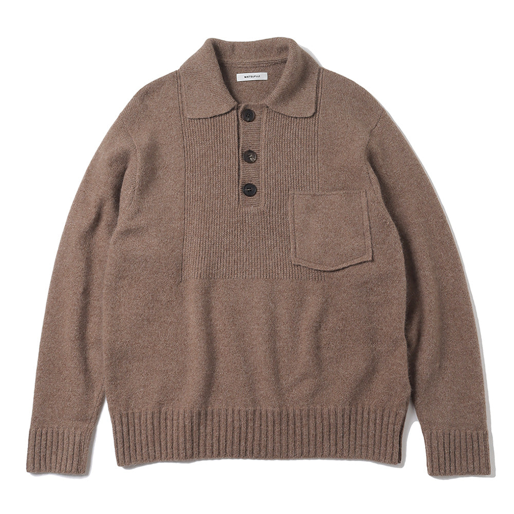 Wool Knit Polo