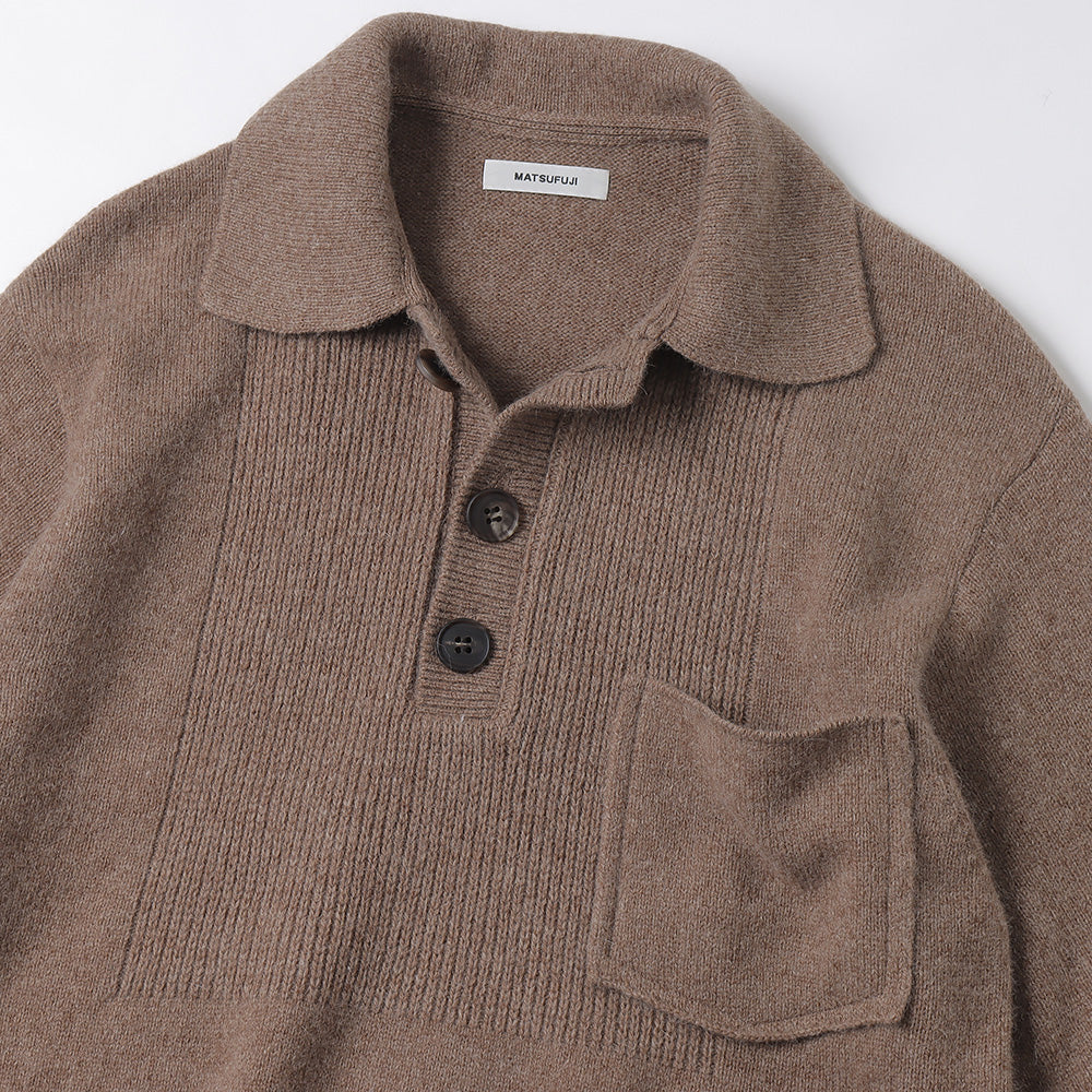 Wool Knit Polo