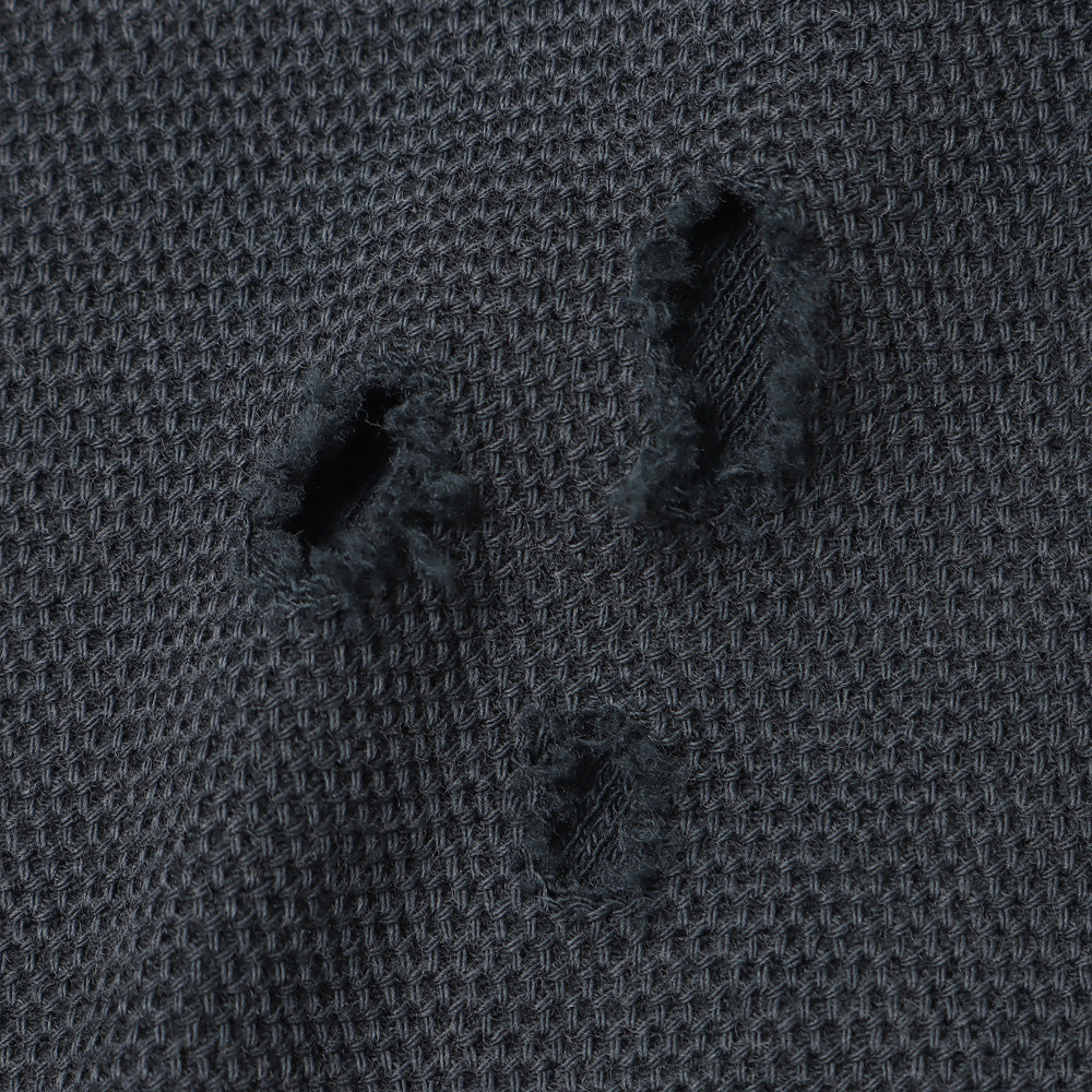 Destroyed Polo Sweater