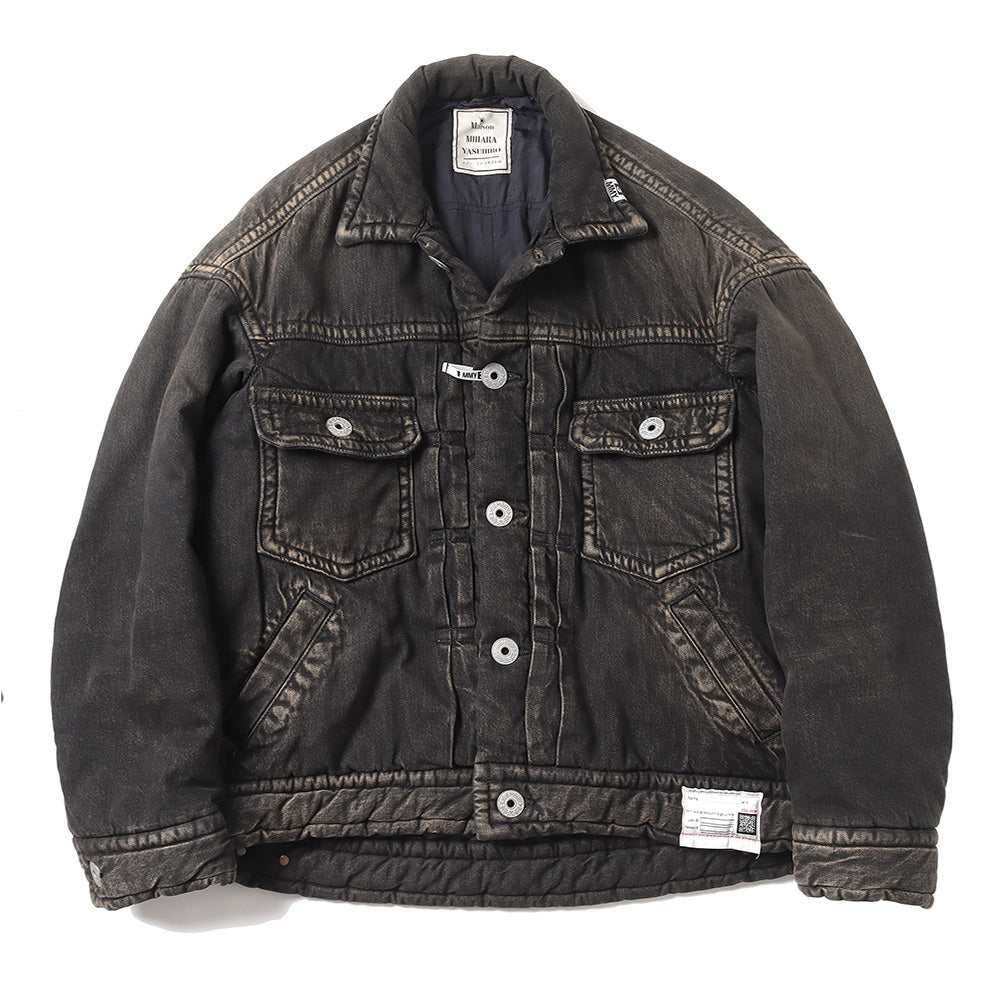 PUFFER DENIM JACKET