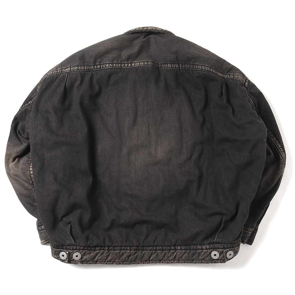 PUFFER DENIM JACKET
