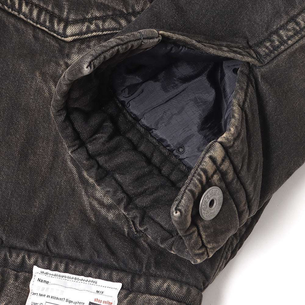 PUFFER DENIM JACKET