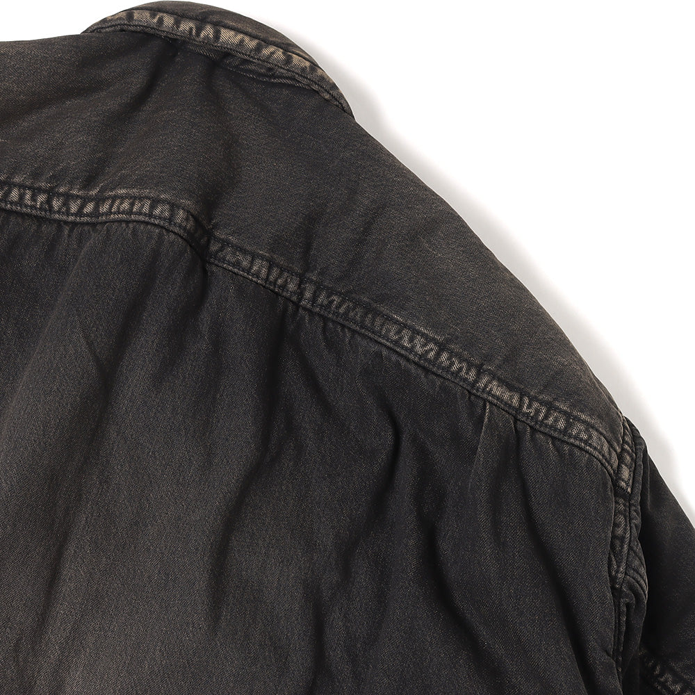 PUFFER DENIM JACKET