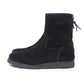 Suede Leather Back Zip Boots