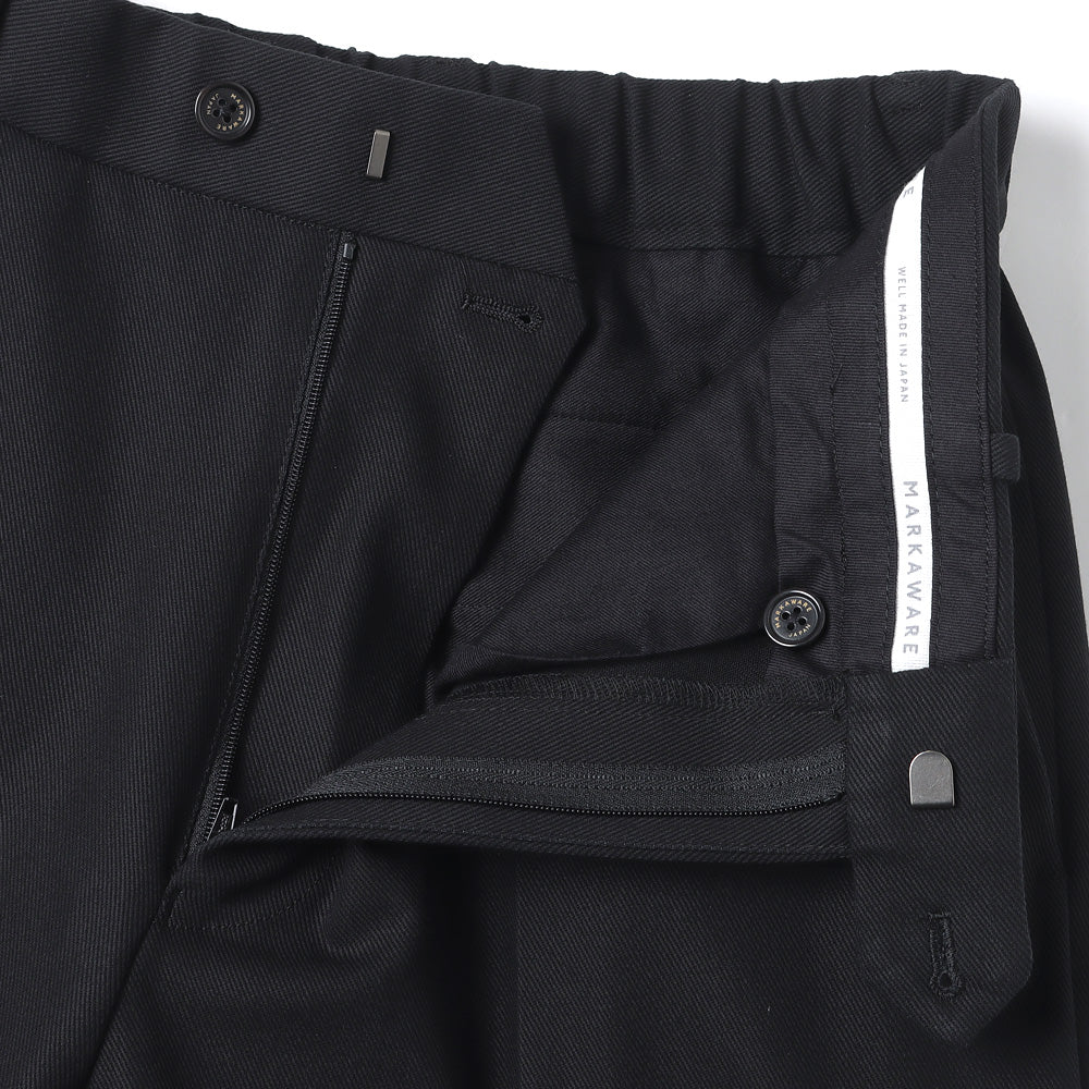 FLAT FRONT FLARED TROUSERS ORGANIC COTTON SURVIVAL CLOTH